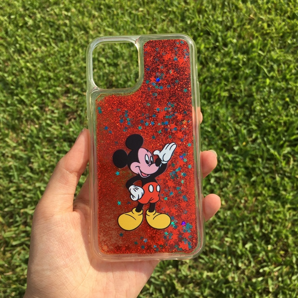Mickey Mouse Glitter Disney iPhone Case